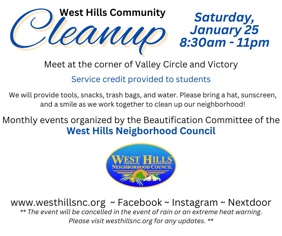 January 2025 Community Beautification Project