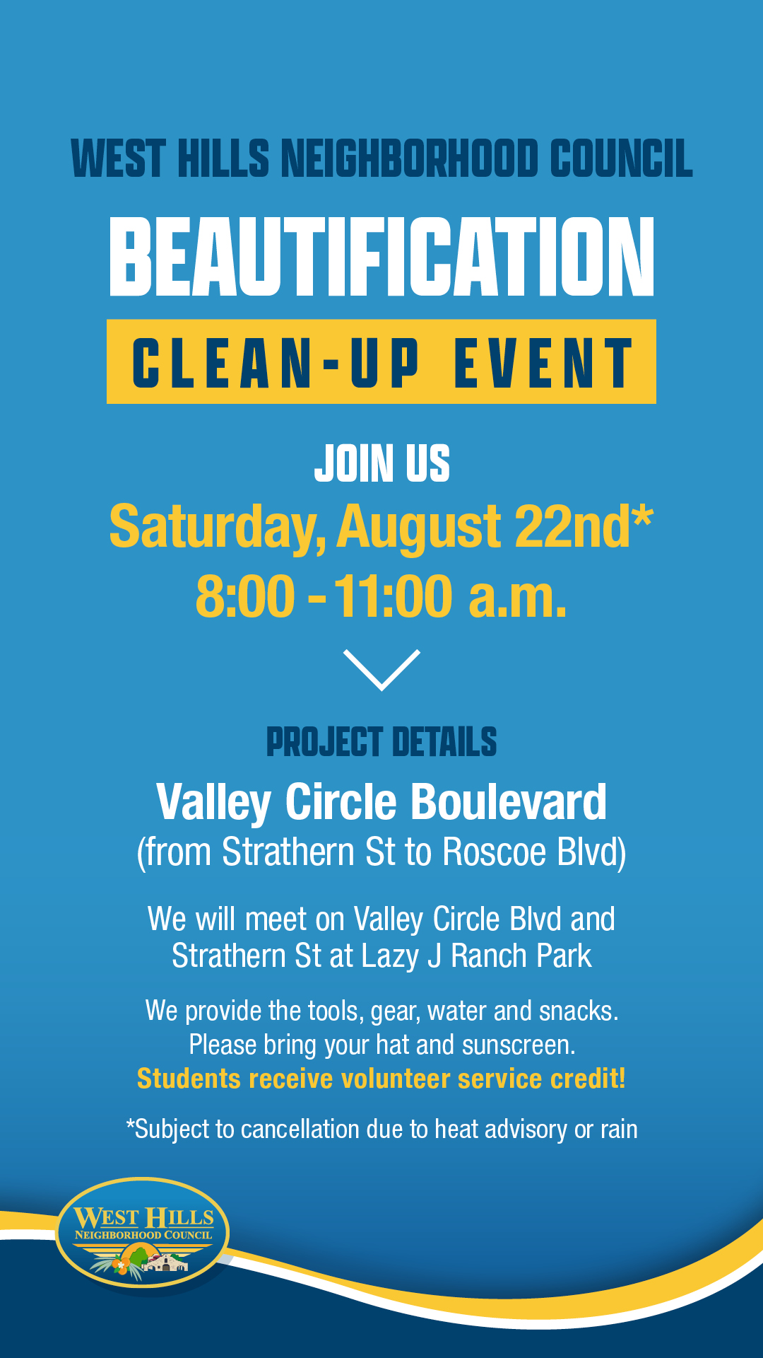 August 2026 Community Beautification Project