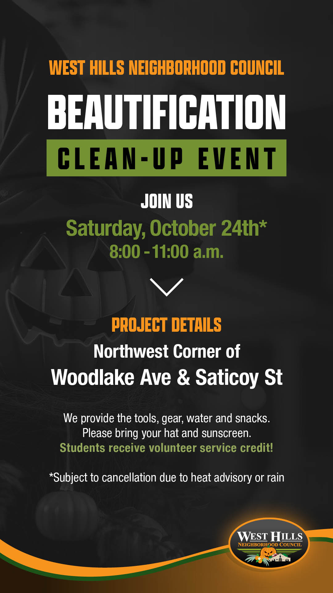 October 2026 Community Beautification Project
